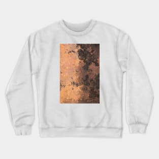 Orange texture burnt Crewneck Sweatshirt